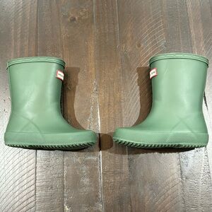 Hunter Rain Boots, Toddler, size 7. Hunter Green.